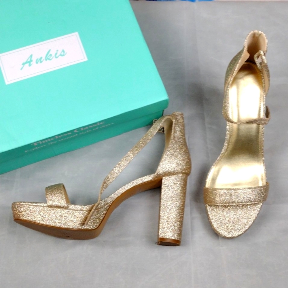 Ankis chunky heel Strappy platforms